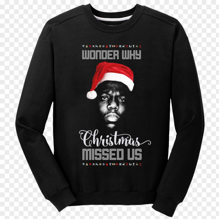 Notorious T-shirt Sweater Sleeve Christmas Jumper PNG