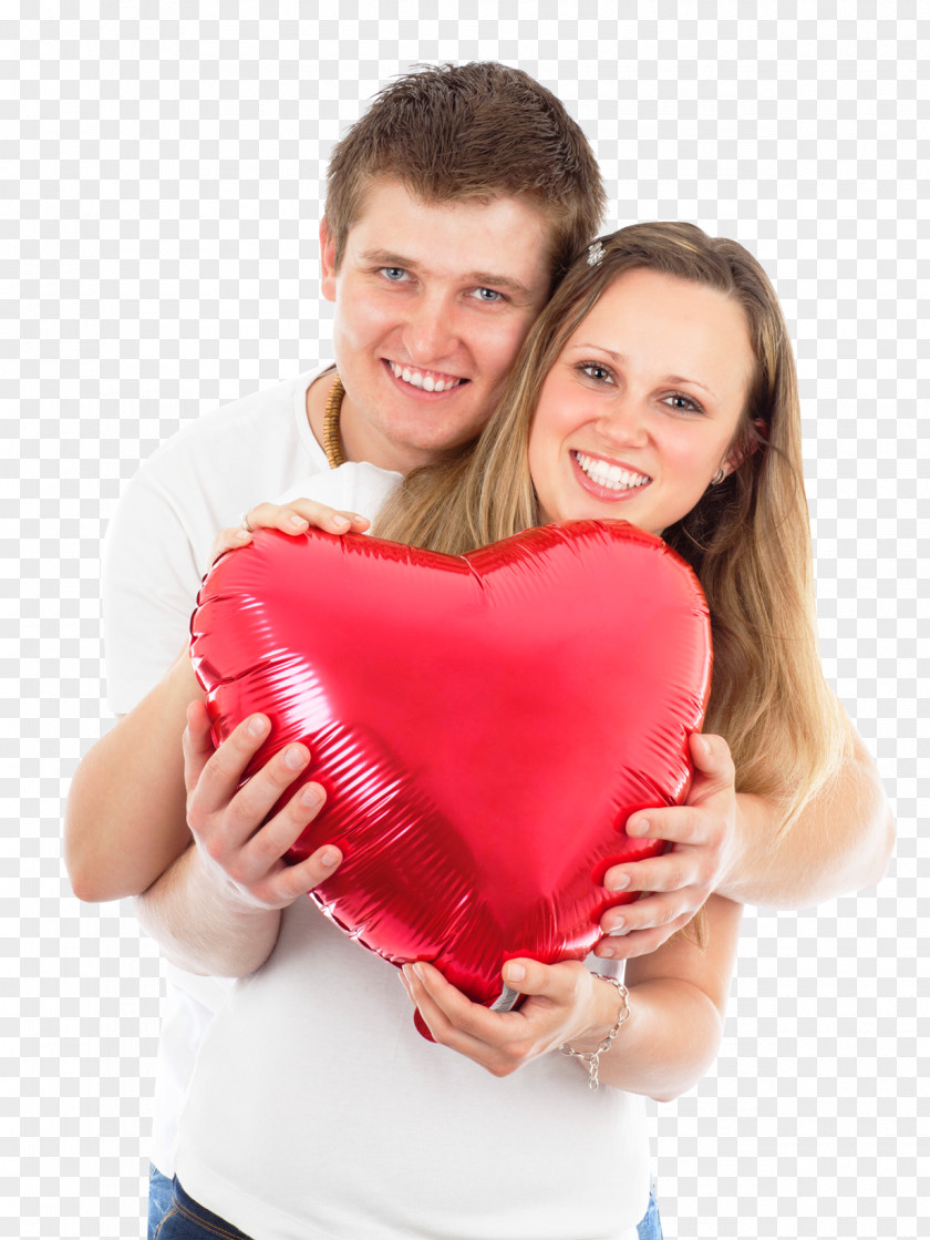 Young Couple Holding A Red Heart Pillow Application Software Android Mobile App PNG