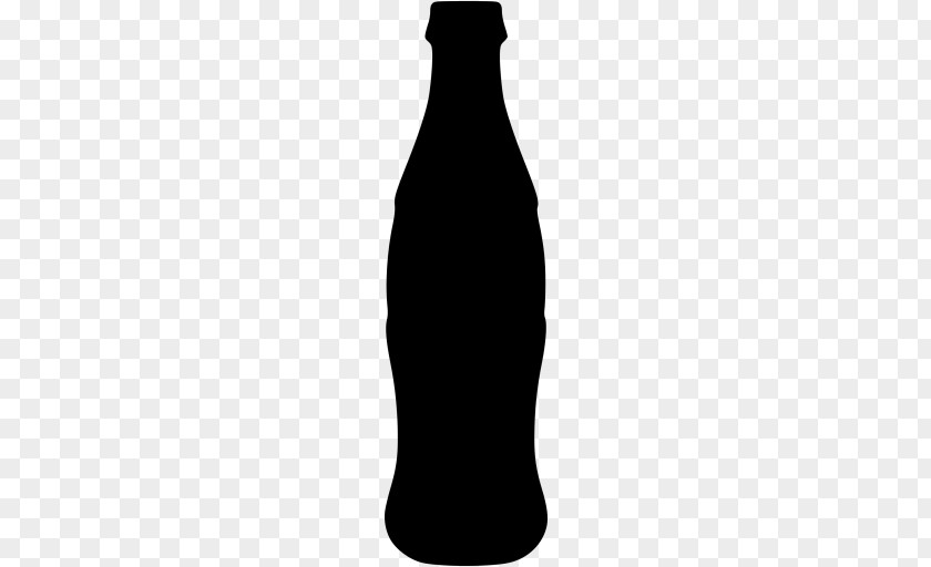 Beer Glass Bottle Black PNG