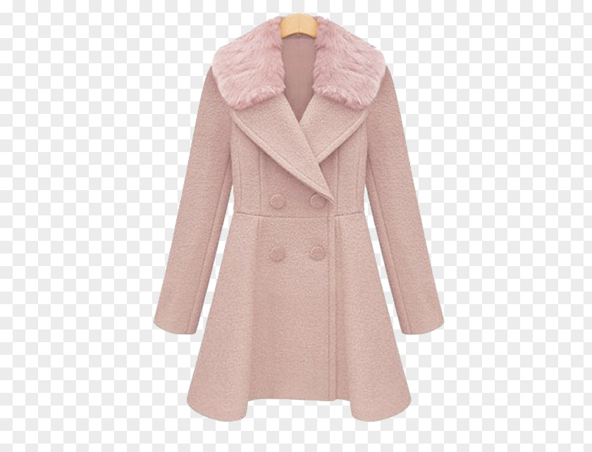 Fur Coat Overcoat Trench Collar Clothing PNG