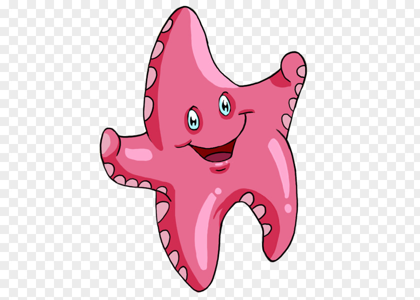 Starfish Tooth Octopus Clip Art PNG