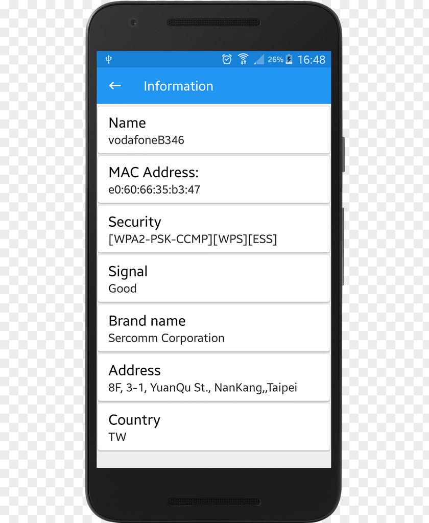 Android Wi-Fi Hotspot Password PNG