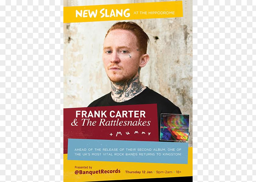 Frank Carter & The Rattlesnakes Groezrock Gallows Punk Rock PNG