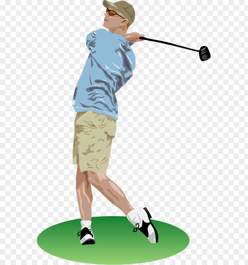 Golf Vector Art Course Clubs Clip PNG