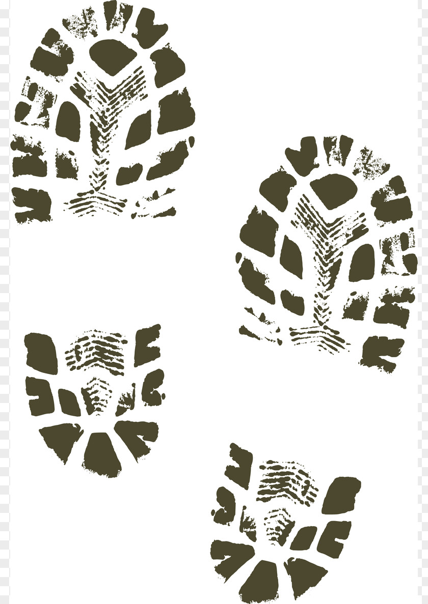 Shoe Prints Boot Stock Illustration Clip Art PNG