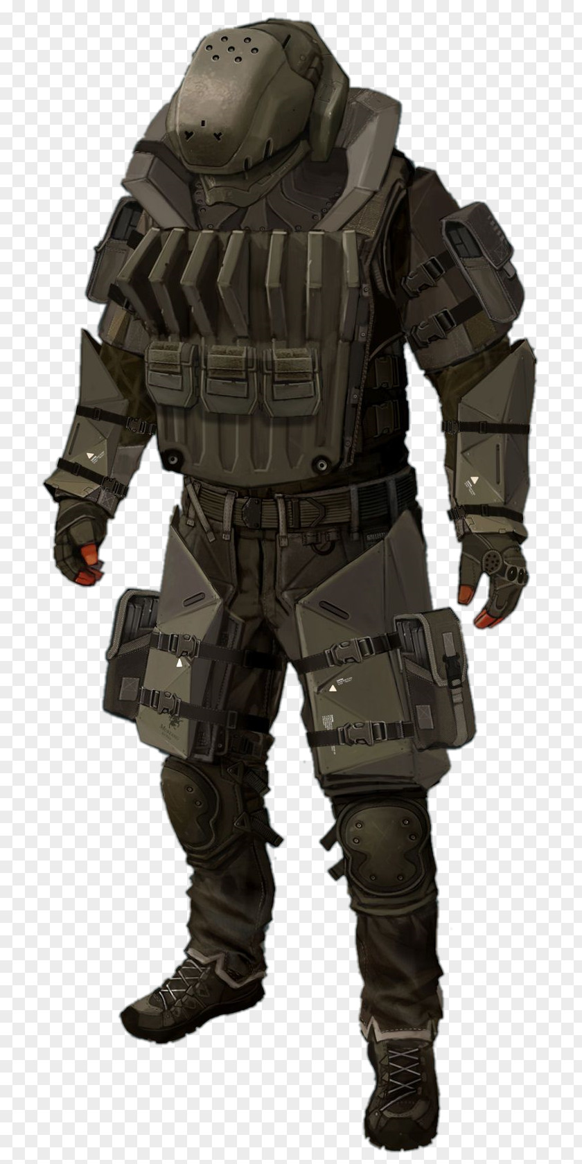 Swat Deus Ex: Human Revolution Concept Art Character PNG