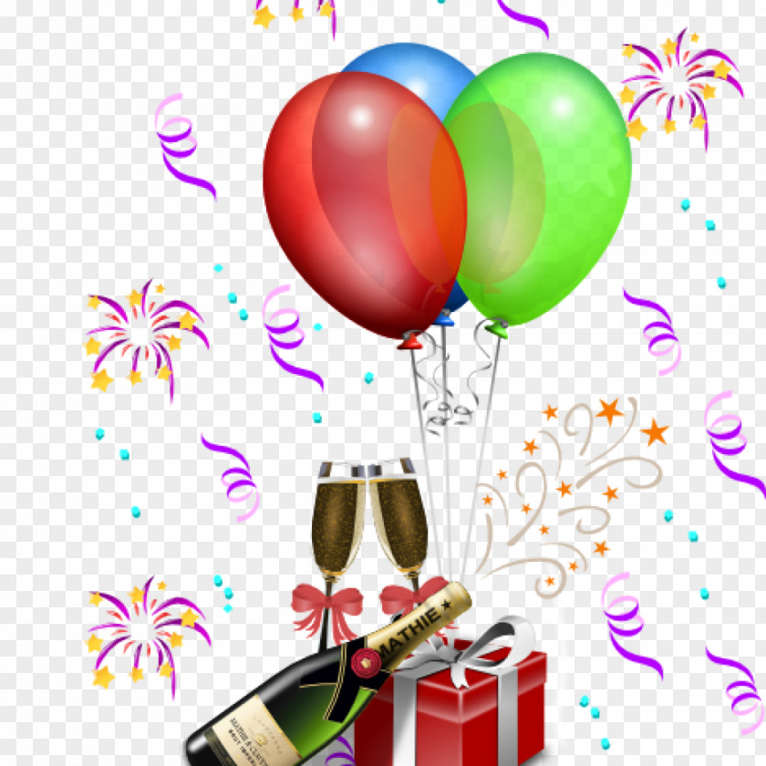 Birthday Clip Art Party Feestversiering Balloon PNG