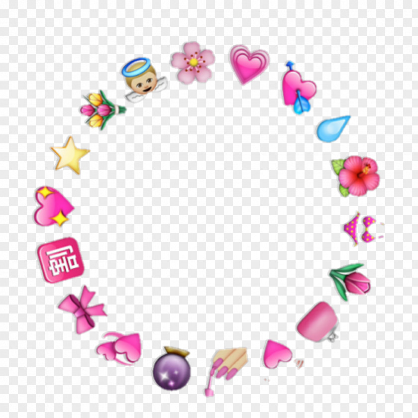 Cute Emoji Heart Editing PNG