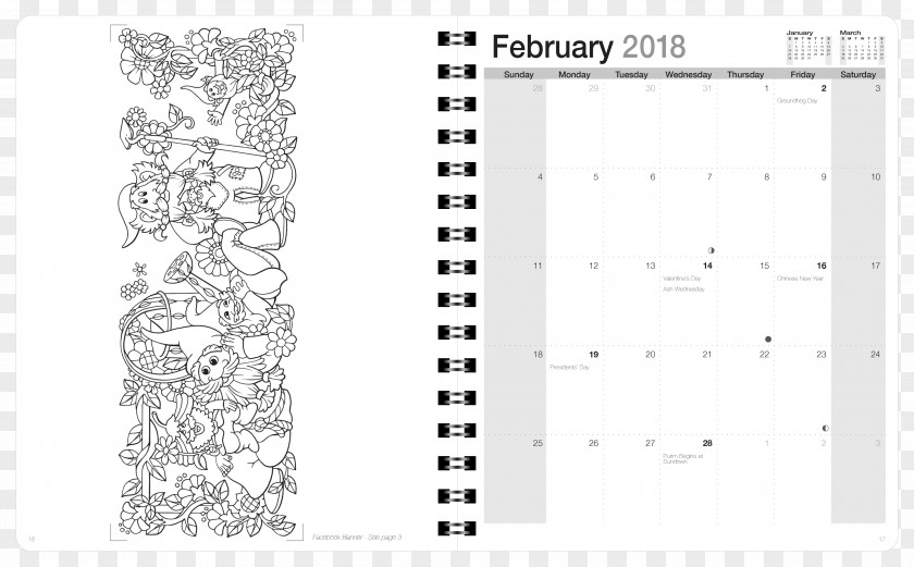 Day Planner Paper White Line Art Point PNG