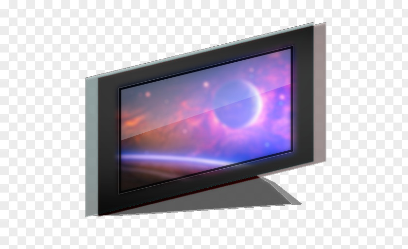 Icon Tv LED-backlit LCD Computer Monitors Television Set PNG