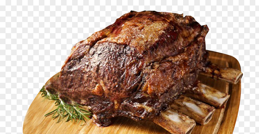 Meat Ribs Pot Roast Standing Rib Roasting Eye Steak PNG