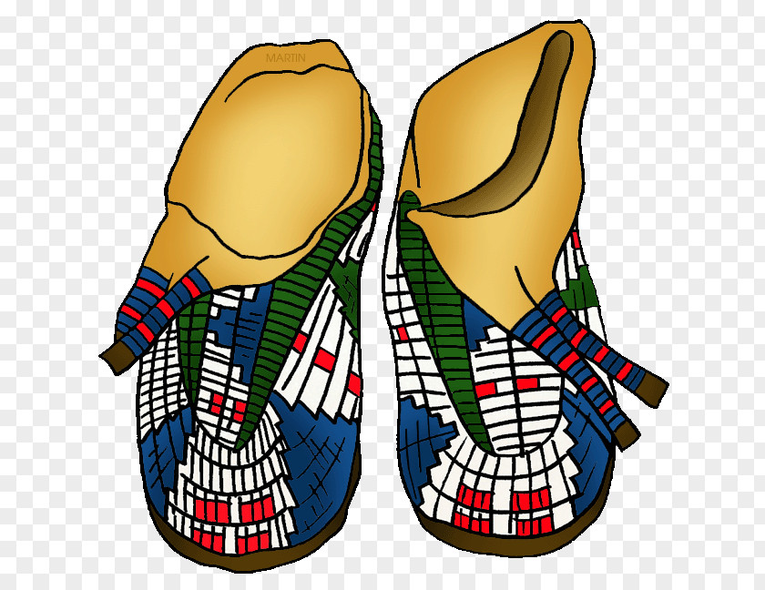 Native American Disease And Epidemics Moccasin Game Slipper Clip Art PNG