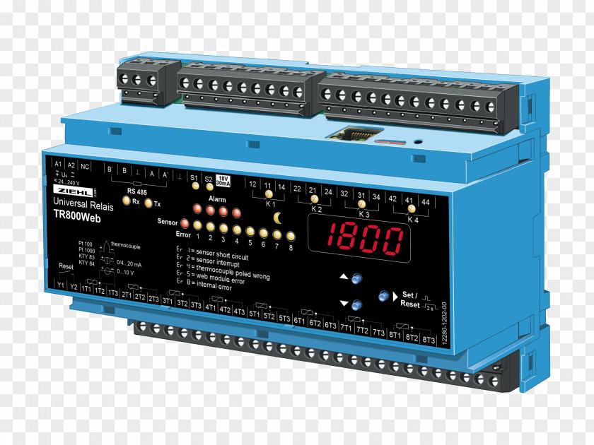 Sequence Of Numbers Microcontroller Electronics Voltage/frequency Monitoring Relay Ziehl UFR1001E No. Outputs Sensor PNG