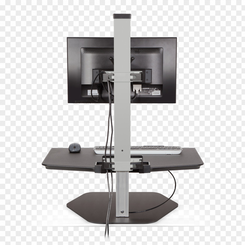 Sit-stand Desk Standing Computer Monitors Multi-monitor PNG