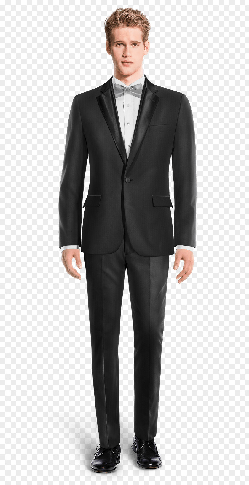 Suit JoS. A. Bank Clothiers Black Tie Shirt Tuxedo PNG