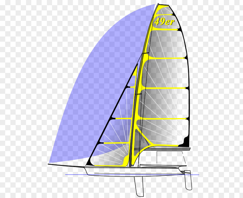 Boat Sailing At The 2008 Summer Olympics – 49er Sailboat PNG