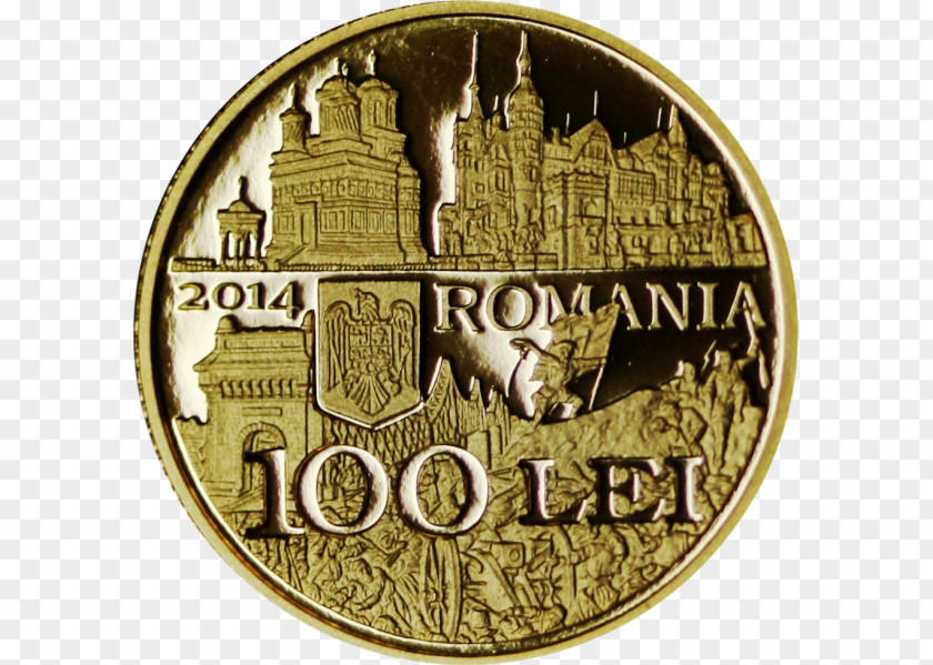 Coin Coins Of The Romanian Leu National Bank Romania Gold Numismatics PNG