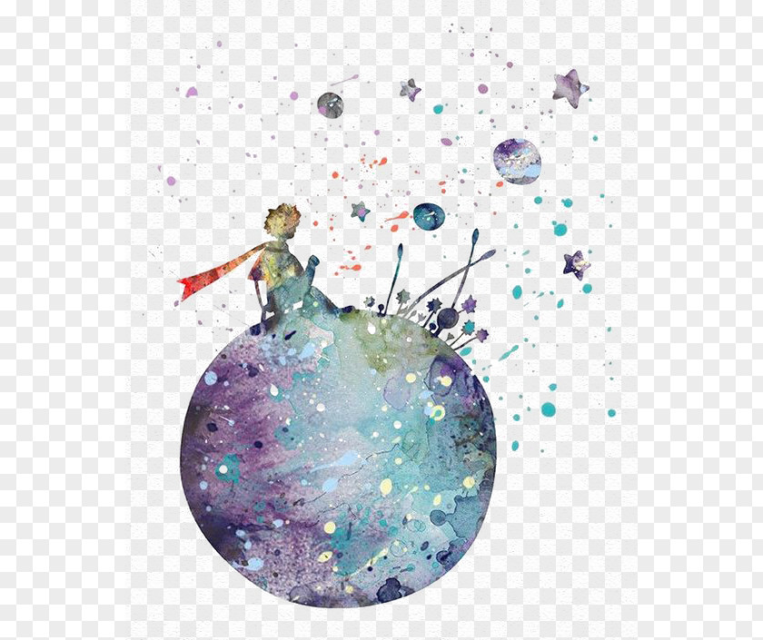 Planet The Little Prince Poster Interior Design Services Wallpaper PNG