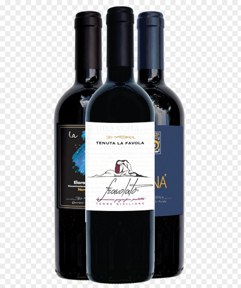 Wine Liqueur Glass Bottle Tenuta La Favola PNG