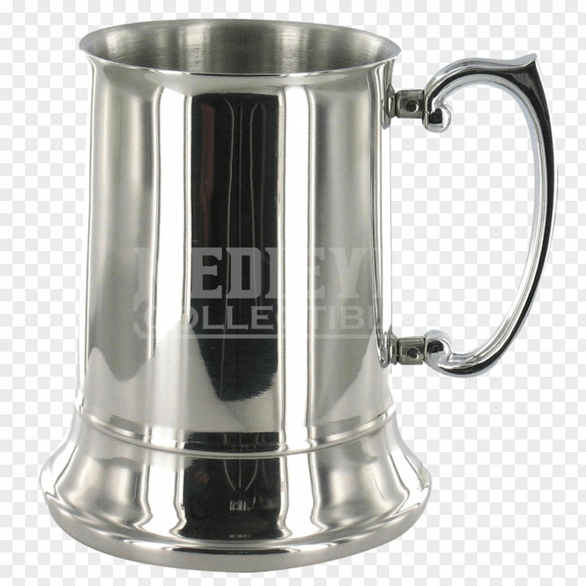 Beer Coffee Cup Tankard Mug Metal PNG