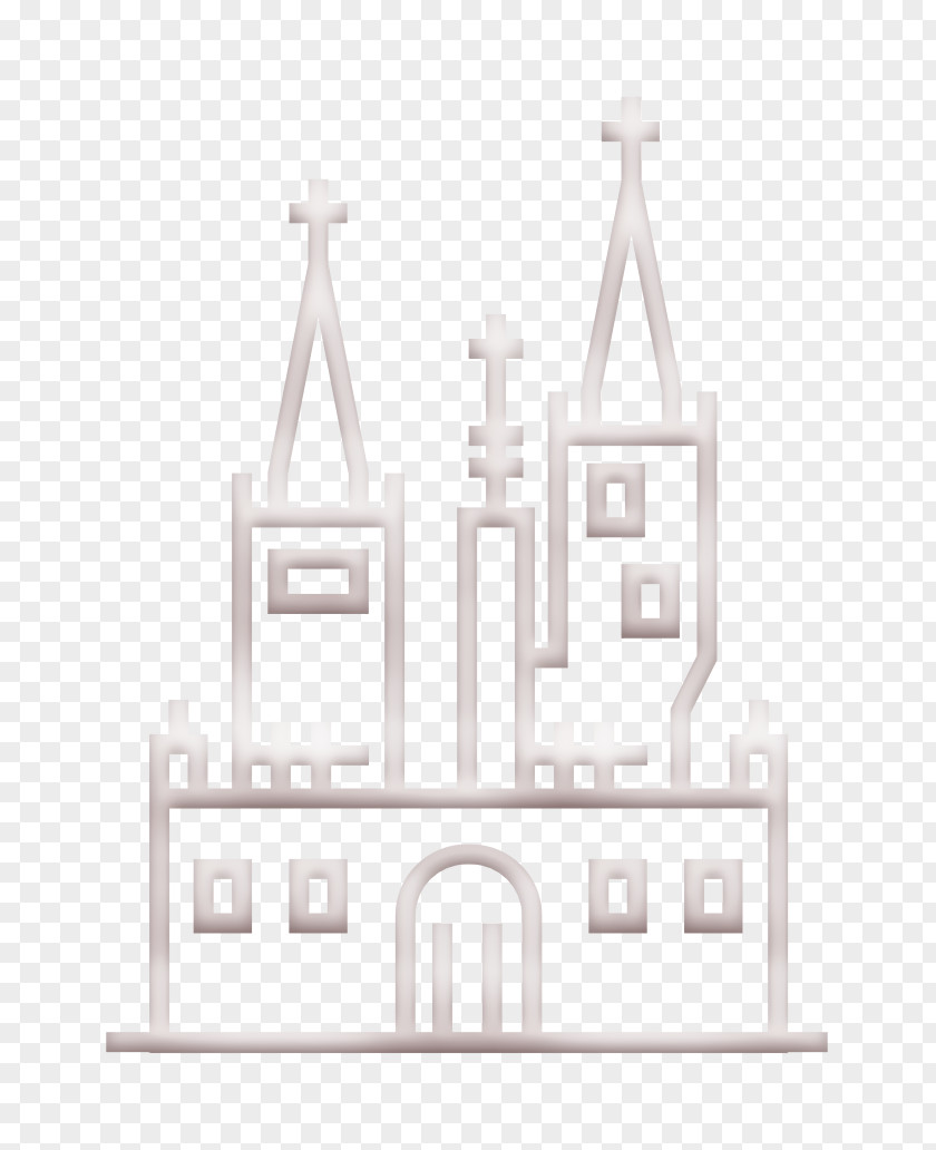 Facade Building Dracula Icon Halloween Castle Haunted PNG