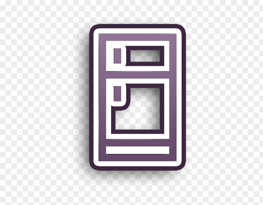 Fridge Icon Homeware Cool PNG