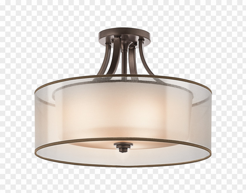Lamps And Lanterns Kichler Lacey Semi-Flush Mount Light Fixture L.D. Co., Inc. Lighting PNG