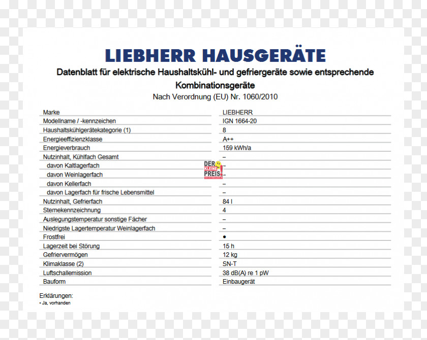 Refrigerator Liebherr Group Freezers Cave à Vin WK 161 PNG