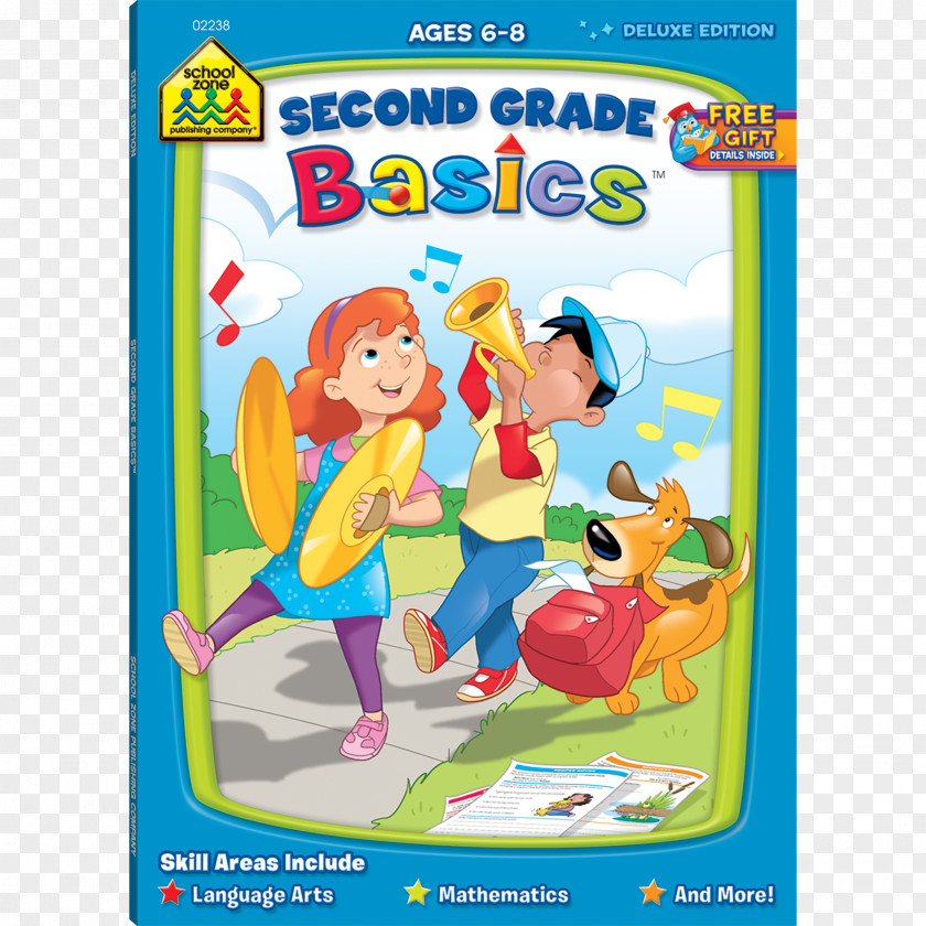 School Second Grade Workbook: Complete Curriculum Of Basic Skills 2nd Math Big Workbook Education PNG
