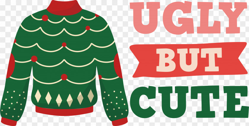 Ugly Sweater Cute Sweater Ugly Sweater Party Winter Christmas PNG