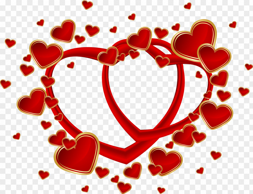 Vector Heart Design Valentine's Day Clip Art PNG