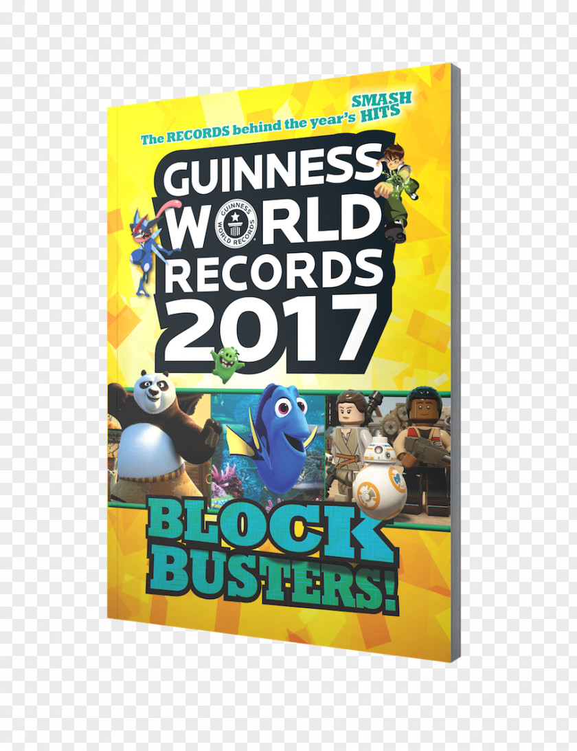 World Record Guinness Records 2017 Gamer's Edition Book Poster PNG