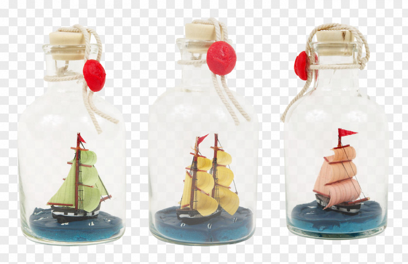 Bottle Glass Bateau En Bouteille Impossible PNG