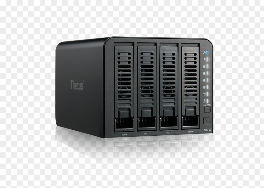 Computer Disk Array Thecus Technology N4310 Servers Network Storage Systems Data PNG
