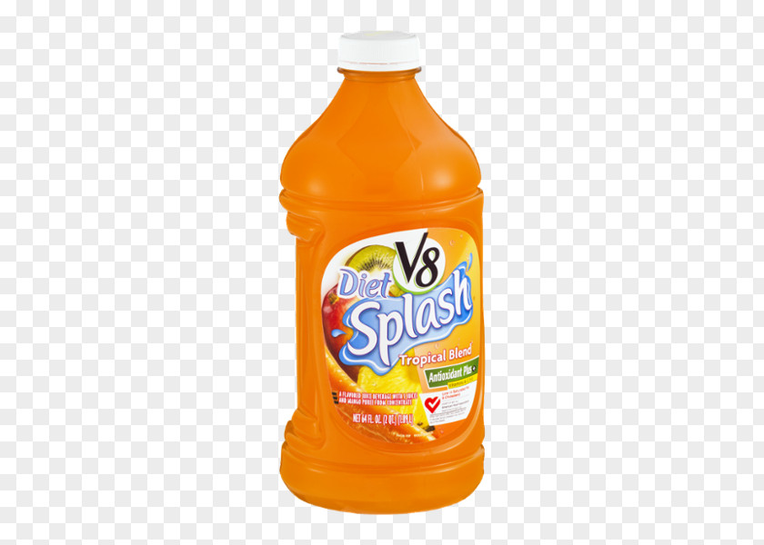Cranberry Splash Orange Drink Juice V8 Smoothie PNG