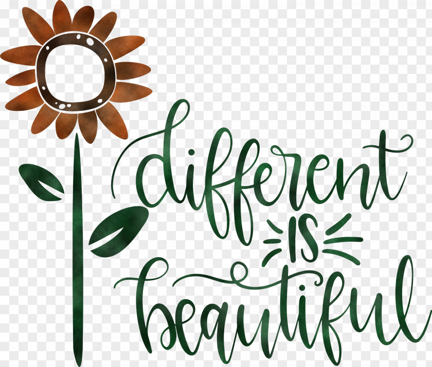 Different Is Beautiful Womens Day PNG