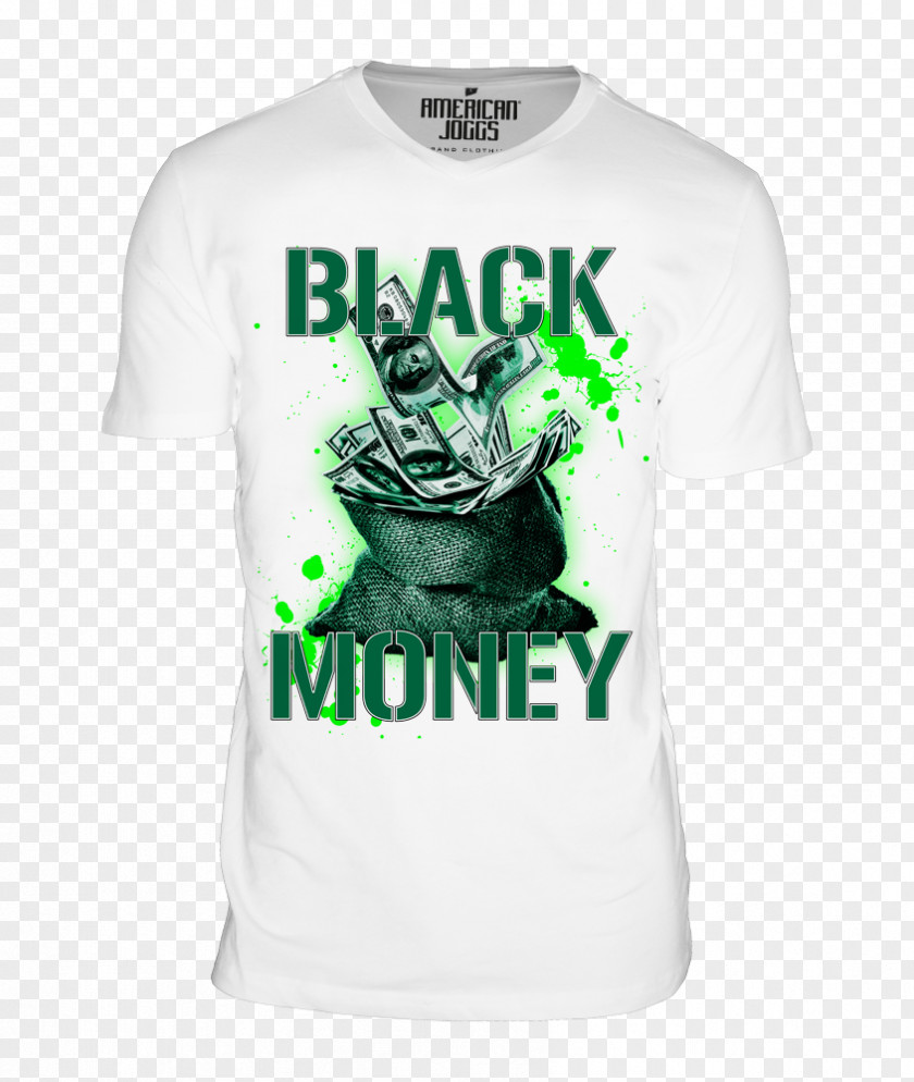 Green Money T-shirt Sleeve Bluza Logo PNG