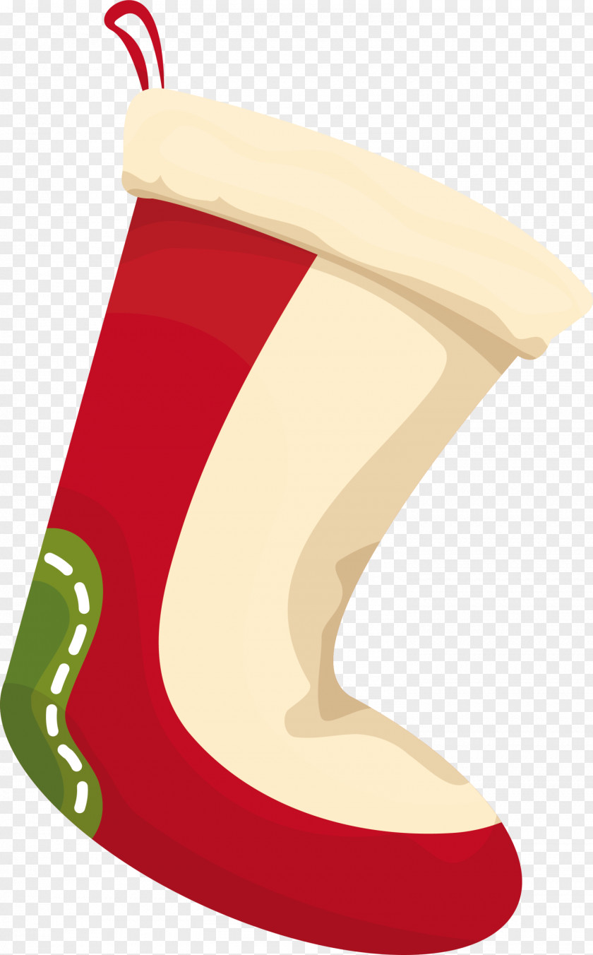 Yellow Cartoon Christmas Stockings Sock PNG
