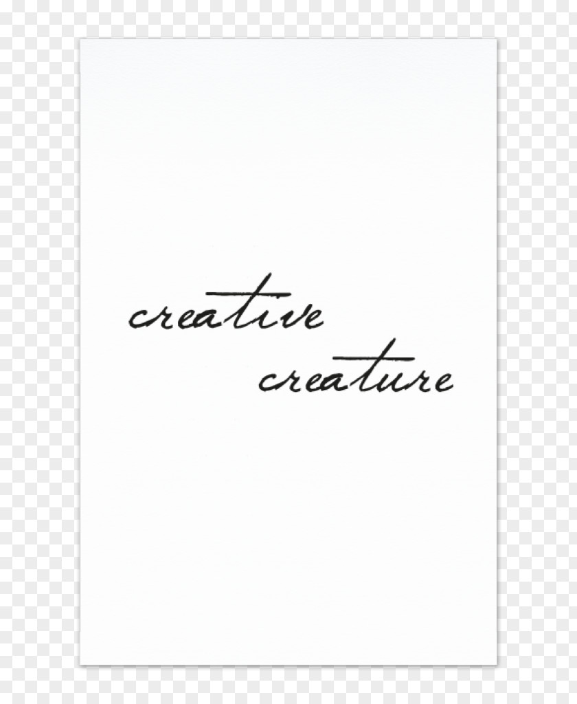 Card Creative Paper Font Calligraphy Line PNG