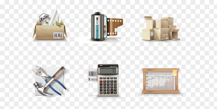 Creative Tools Icon Poster PNG