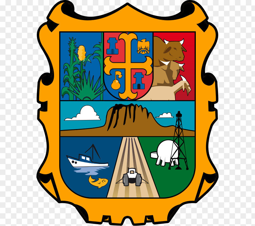 Flag Of Tamaulipas State Flags Mexico Coat Arms PNG