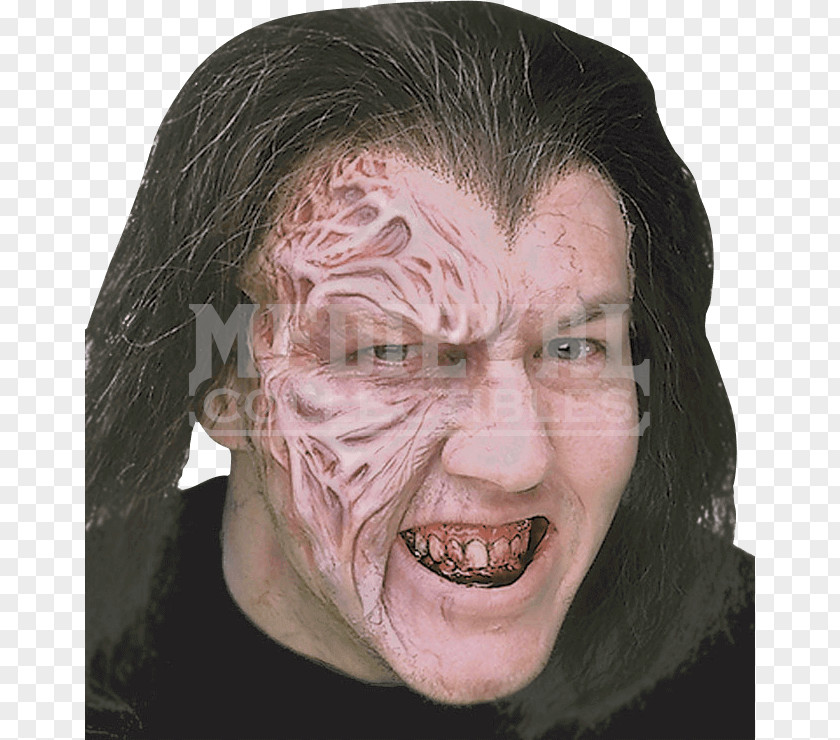 Mask The Phantom Of Opera Prosthesis Costume Scar PNG