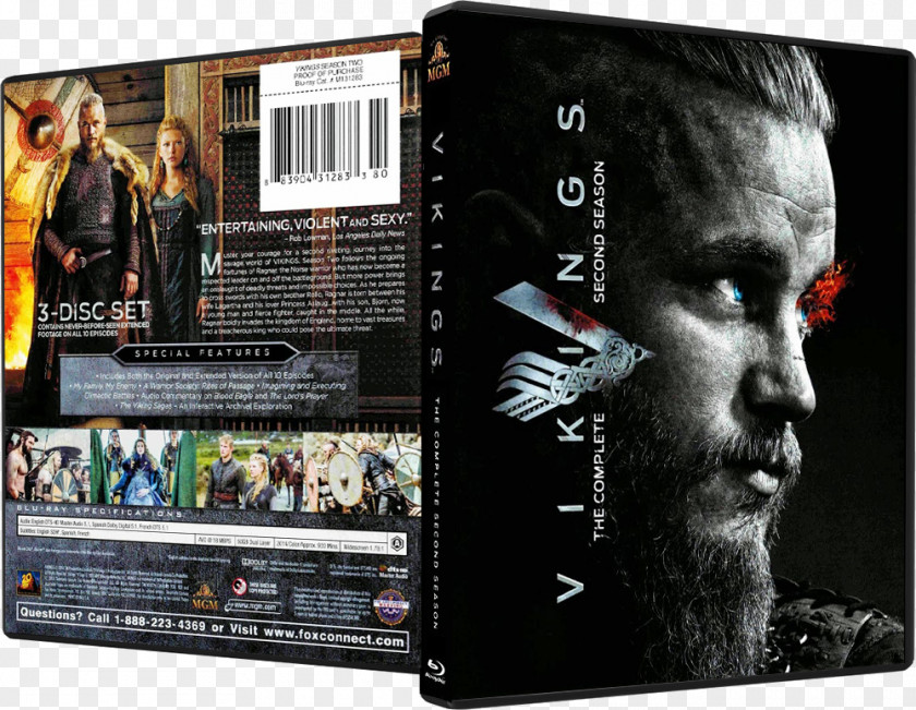 Season 2 Television Show FilmDvd Blu-ray Disc Vikings PNG