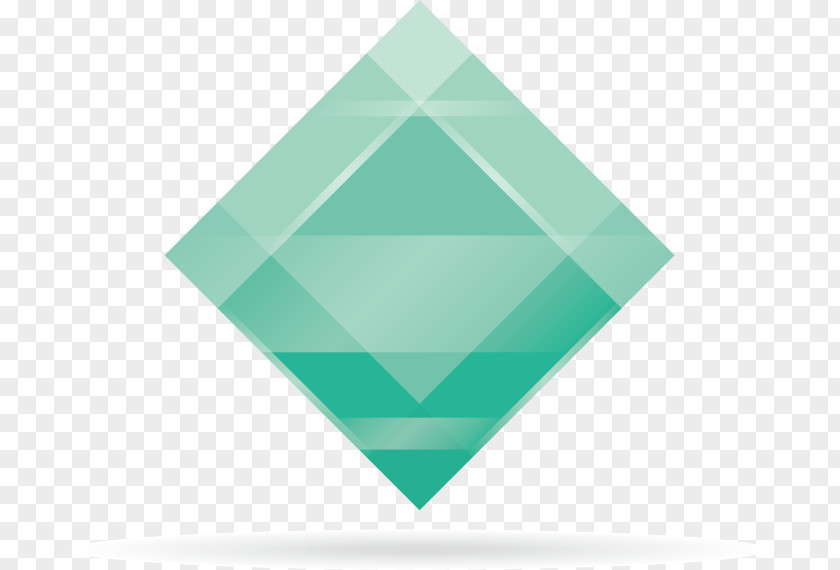 Vector Green Flash Diamond PNG