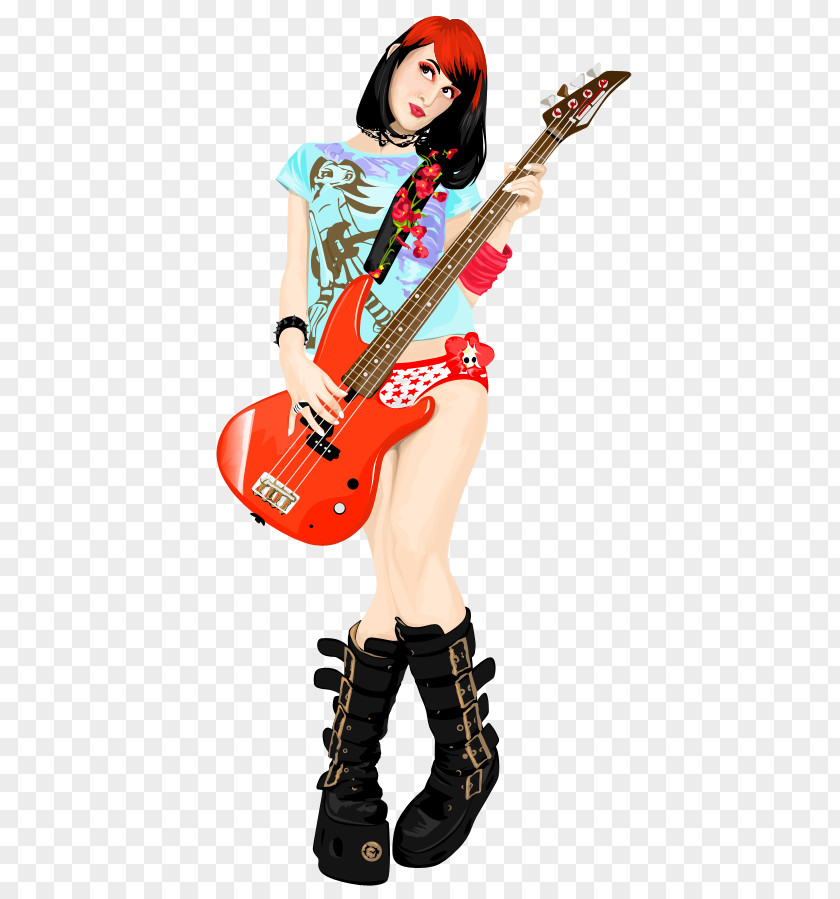 Bass Guitar Electric DeviantArt Train PNG