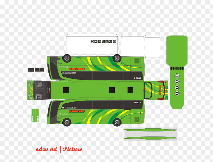 Bus Setra Vehicle Batik KONTAN PNG