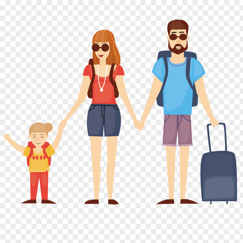 Family Travel Tourism Computer File PNG
