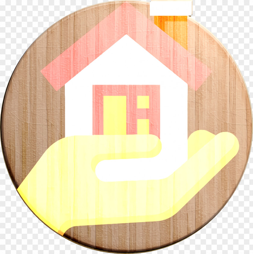 Hand Icon House Real Estate PNG
