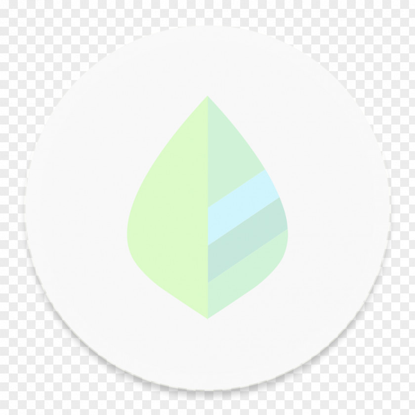 Mint Triangle Circle Green Font PNG