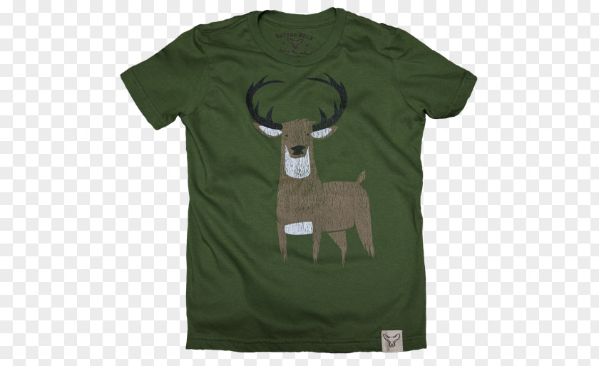 Button Buck T-shirt Reindeer Television Showtime Clothing PNG